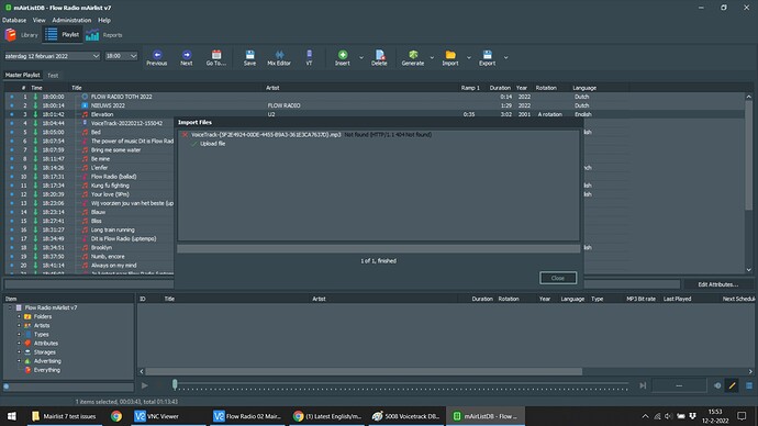 5008 Voicetrack DBremote 7 advanced settings