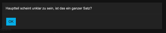 ganzer Satz