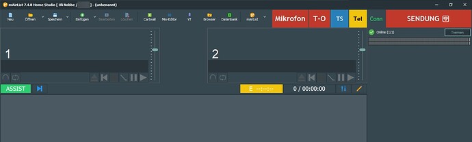 mAirList alternatives Layout