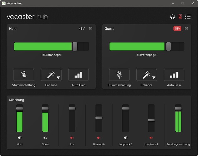 Vocaster Two Hub v1.60