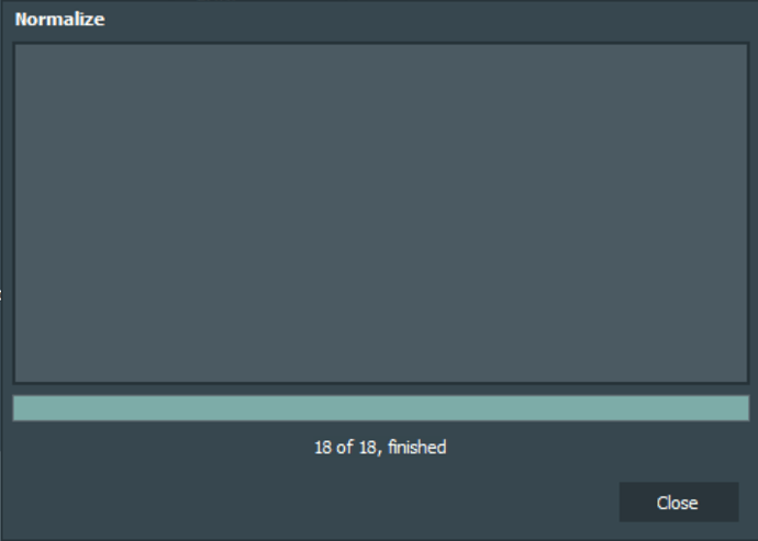 mAirlist Normalize error