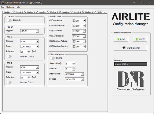 DR Airlite Configuration Manager