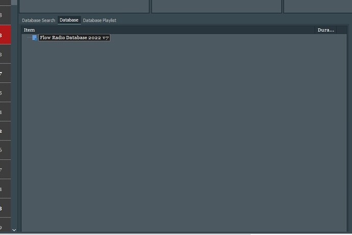 5007 Mairlist Database no tree in browser