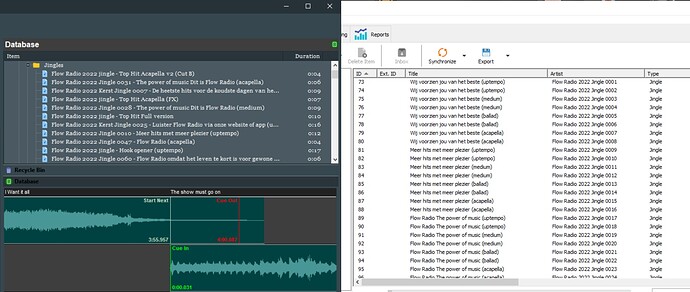 Mairlist 5005 sorting database issue