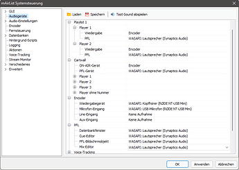 v6.3 Audiogeräte USB-Mikrofon mit Kopfhörerbuchse, PFL über LS