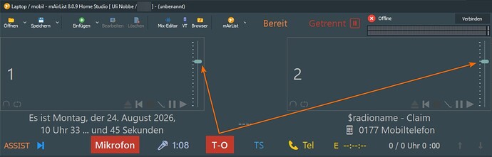 v8.0 Talkover aktiv