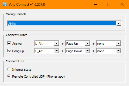 VoIP Connect - Settings